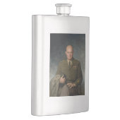 ジェネラルドワイトアイゼンハワー5つ星色彩の鮮やかポートレート フラスク (右)