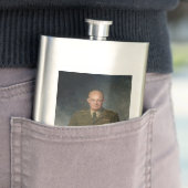 ジェネラルドワイトアイゼンハワー5つ星色彩の鮮やかポートレート フラスク (インサイチュ)