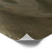 ジェネラルドワイトアイゼンハワー5つ星色彩の鮮やかポートレート ポスター (角)