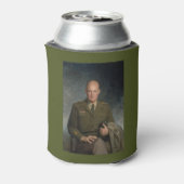ジェネラルドワイトアイゼンハワー5つ星色彩の鮮やかポートレート 缶クーラー (缶裏面)