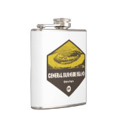 ジェネラルバーンサイドアイランド州パークケンタッキー フラスク (右)