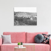 ジェネラルブルックズキャンプのパインリッジ近く キャンバスプリント (インサイチュ (リビング))