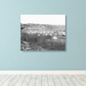 ジェネラルブルックズキャンプのパインリッジ近く キャンバスプリント (インサイチュ (ウッドフロア))