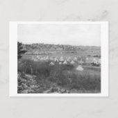 ジェネラルブルックズキャンプのパインリッジ近く ポストカード (正面)