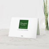 ジェネラル誕生日ザマナーハウスヨークイングランド カード (裏面)