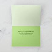 ジェネラル誕生日ザマナーハウスヨークイングランド カード (内部)