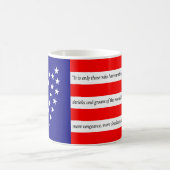 ジェネラル·シャーマンズ·バトル·フラッグ·コーヒー·マグ コーヒーマグカップ (中央)