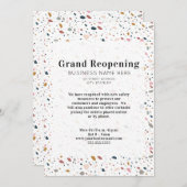 ジェネリック·ビジネス·グランド·リオープン·テラッツォ 招待状 (正面/裏面)