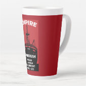 ジェネレーションウインドラウシュ大きなコーヒーマグ カフェラテマグ (右アングル)