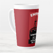 ジェネレーションウインドラウシュ大きなコーヒーマグ カフェラテマグ (左アングル)