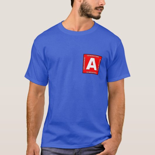 ジェネレーションAOメンズTシャツ Tシャツ (正面)