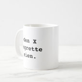 ジェネレーションXのマグカップ コーヒーマグカップ (正面左)