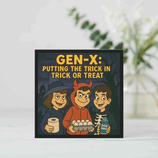 ジェネレーションXの子供たち：いたずらの達人 招待状 (スタンド正面)