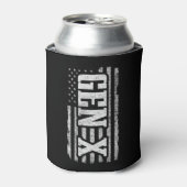 ジェネレーションXアメリカ誇りを持った国旗Gen Xer Gen X 缶クーラー (缶正面)