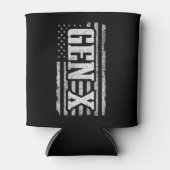 ジェネレーションXアメリカ誇りを持った国旗Gen Xer Gen X 缶クーラー (正面)