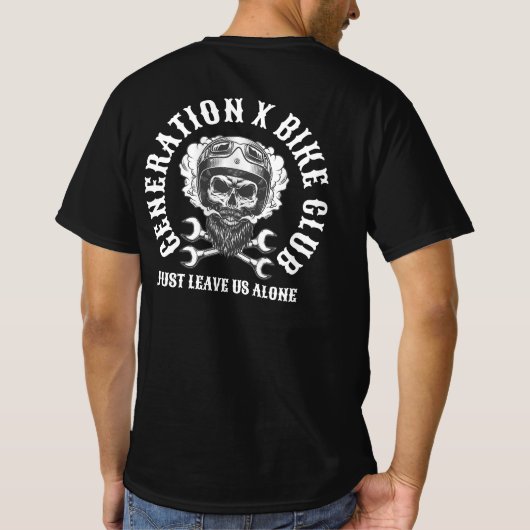 ジェネレーションXバイククラブ Tシャツ (裏面)