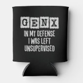 ジェネレーションX世代Xを監視されない私の防衛離れで 缶クーラー (正面)