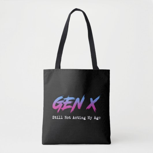 ジェネレーションX - まだまだ若いつもり トートバッグ (正面)
