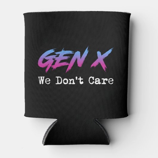 ジェネレーションX - 知ったことか 缶クーラー (正面)
