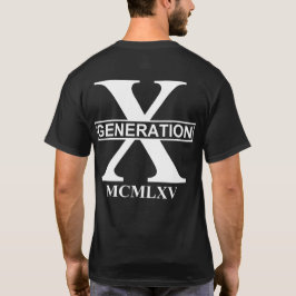 ジェネレーションX - MCMLXV (1965) Tシャツ