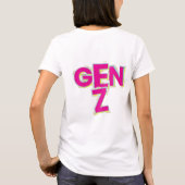 ジェネレーションZスタイル Tシャツ (裏面)