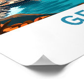 ジェノアイタリアトラベルプリント ポスター (角)