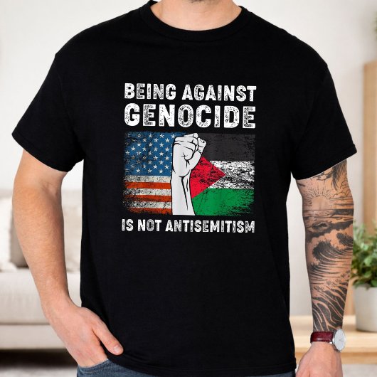 ジェノサイドに反対することは反ユダヤ主義ではない Tシャツ