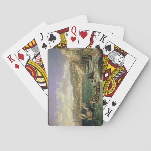 ジェノバ像、1854年(油画) トランプ (裏面)