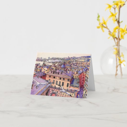 ジェノバ カード (黄色い花)