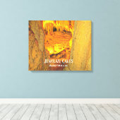 ジェノラン洞窟の鍾乳洞オーストラリア キャンバスプリント (インサイチュ (ウッドフロア))