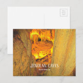 ジェノラン洞窟の鍾乳洞オーストラリア ポストカード (正面/裏面)