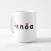 ジェノヴァが大好き コーヒーマグカップ (正面左)