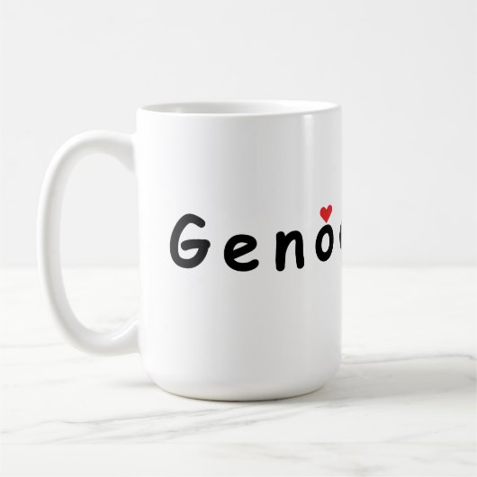 ジェノヴァが大好き コーヒーマグカップ (左)