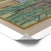 ジェノヴァとフィレンツェの地図， 'Civitates Orbis T ポスター (角)