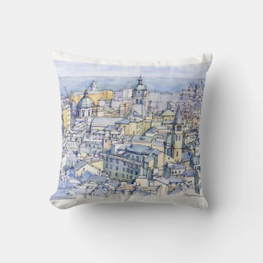 ジェノヴァの表示 クッション (正面)