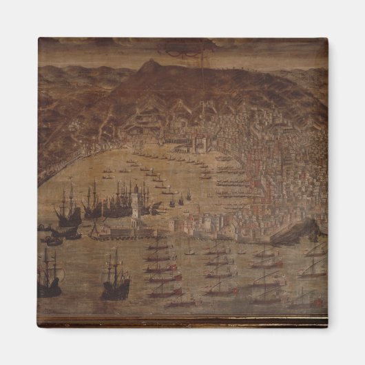 ジェノヴァの表示 マグネット (正面)