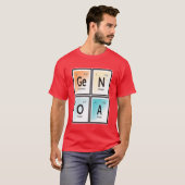 ジェノヴァシティのおかしなエレメント Tシャツ (正面フル)