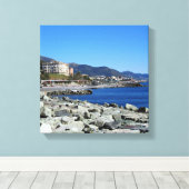 ジェノヴァ海岸線 キャンバスプリント (インサイチュ (ウッドフロア))