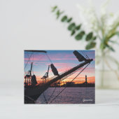 ジェノヴァ港 ポストカード (スタンド正面)