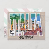 ジェノヴァ,イタリアのはがき ポストカード (正面/裏面)