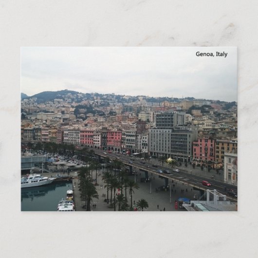ジェノヴァ,イタリアカード ポストカード (正面)