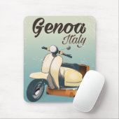 ジェノヴァ・イタリア休暇のヴィンテージポスター マウスパッド (マウス)