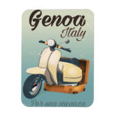 ジェノヴァ・イタリア休暇のヴィンテージポスター マグネット (縦)