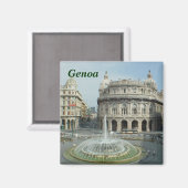 ジェノヴァ・イタリア磁石 マグネット (正面/裏面)