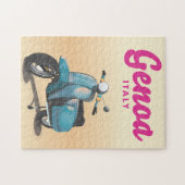 ジェノヴァ・イタリア・スクーター ジグソーパズル (横)