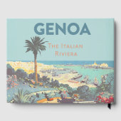 ジェノヴァ イタリア リヴィエラ トラベルポスター 1931年 ゲストブック (裏面)