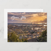 ジェノヴァ・ハーバー，イタリア。 ポストカード (正面/裏面)