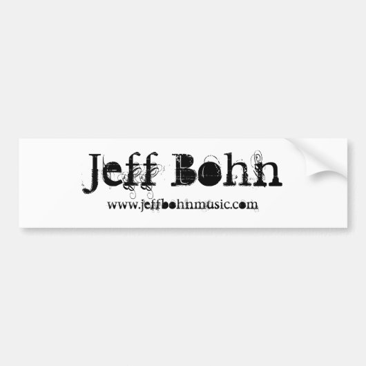 ジェフのBohnバンパーのステッカー バンパーステッカー (正面)