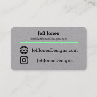 ジェフは新しい梳きます 名刺