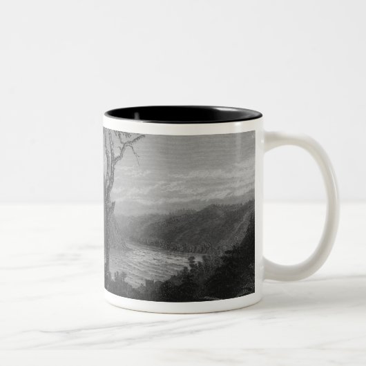 ジェファーソンからのShenandoahの谷、 ツートーンマグカップ (右)